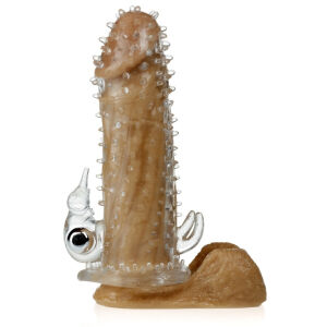 SILIKONOVÝ NÁVLEK S VIBRUJÍCÍM SLONÍKEM A STOVKAMI VÝSTUPKŮ  LBB 026205