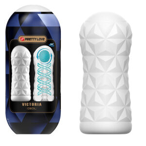 Biely masturbátor mužský super stimulácia umelá vagína - 73687679