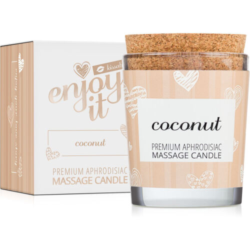 Magnetifico enjoy it! Coconut 70 ml - sviečka olej na masáž s feromónmi - 71695030