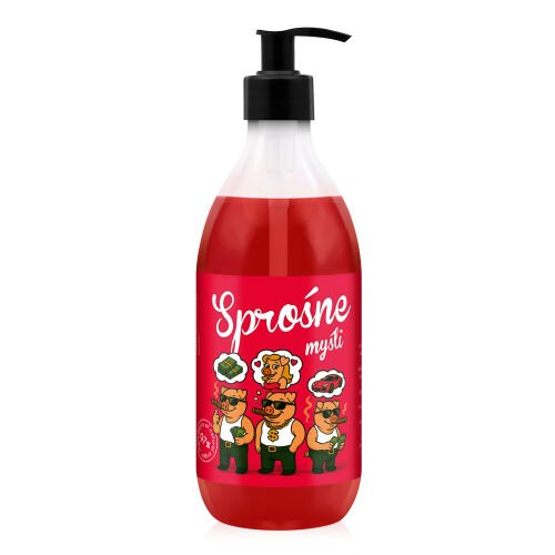 Vegánsky sprchový gél pre mužov SPROSTÉ MYŠLIENKY 500 ml - 77900506