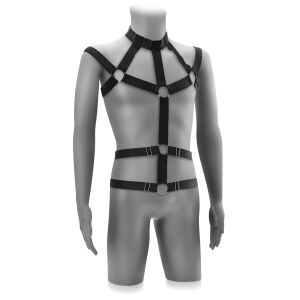 Erotický postroj pre mužov pásy harness bdsm - 72142144