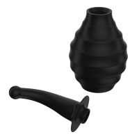 Čierny irigátor hruška na klystír na análny sex 330 ml - 72303103 - 2