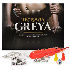 Greysova trilógia - súprava 3 erotických hier s príslušenstvom 18+ - 72189813