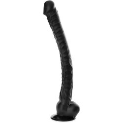 UMĚLÝ PENIS - DLOUHÝ 42CM - DONG, GELOVÉ DILDO NA PŘÍSAVCE  - 76175575