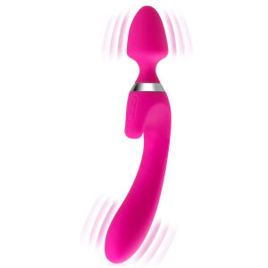 VIBRUJÍCÍ ANÁLNÍ KOLÍK + VIBRÁTOR G SPOT S NÁSADKOU - VÍCEFUNKČNÍ GADGET – 73446913