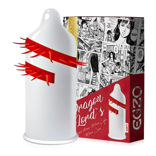 Kondóm s výstupkami EGZO Dragon Lords - 70856021