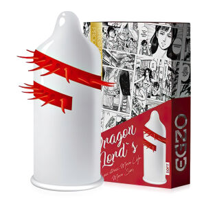 Kondóm s výstupkami EGZO Dragon Lords - 70856021