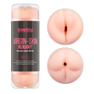 Obojstranná realistická umelá vagína v tube anus + vagína - 75301498