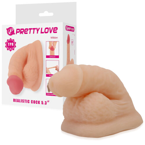 Umelý penis protéza penisu do nohavíc 13,5 cm - 79439926