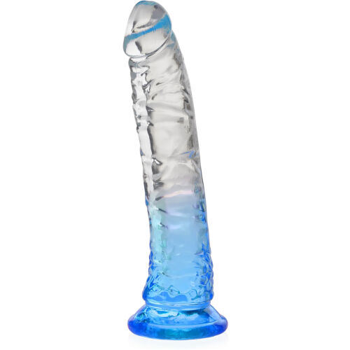 GELOVÉ DILDO ELASTICKÝ PENIS S PŘÍSAVKOU  20 cm - 74489284