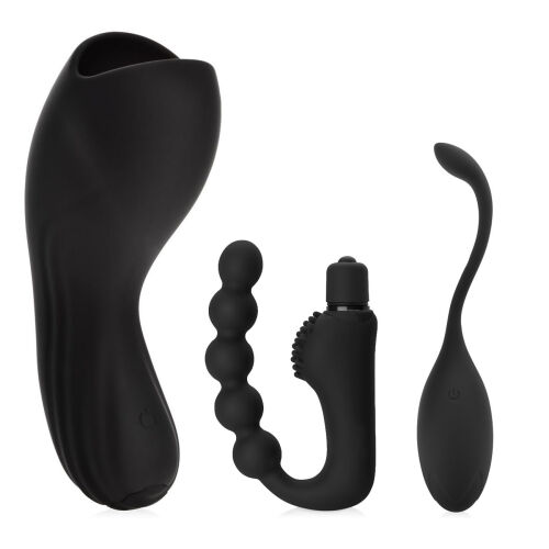Súprava pre páry - masturbátor, masér prostaty, vajíčko APP - 72861311