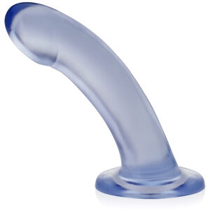 Gélové zakrivené dildo penis 15 cm - 74483710