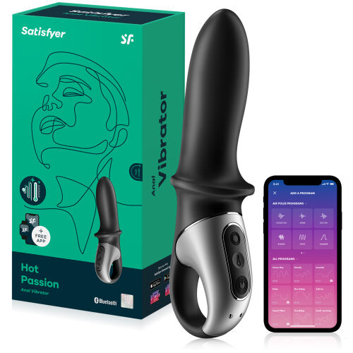 Satisfyer Hot Passion vyhrievaný análny vibrátor - 74998337