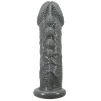 Stimulujúci návlek zväčšujúci penis s výčnelkami a páskou - 71427604 - 2