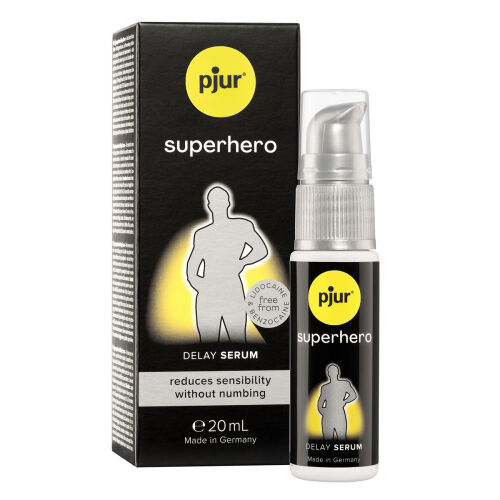 Pjur Superhero stimulačné sérum na oddialenie ejakulácie 20 ml - 77622050