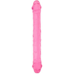 DOUBLE DONG SUPER ELASTICKÝ DVOJITÝ LESBICKÝ PENIS GELOVÉ DILDO - 79917621