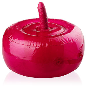 Nafukovacie kreslo s umelým penisom dildo 15 cm - 77804237