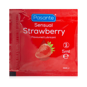 Pasante Sensual lubrikant jahodový gél 5 ml - 77987265