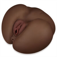 Realistická umelá vagína a anus okrúhle zadky - 79924123 - 5