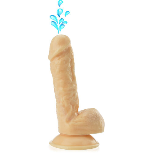 REALISTICKÝ PENIS NA PŘÍSAVCE, DILDO S EJAKULACÍ  - 76955675