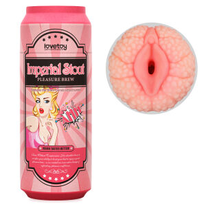 Mäkká ružová pošva v plechovke Imperial Stout masturbátor - 79443031