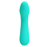 Zelený mäkký silikónový vibrátor bod G 12 funkcií - 73186190 - 5