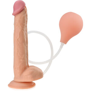 VELKÉ DILDO 29 CM S EJAKULACÍ  PENIS PENETRÁTOR NA PŘÍSAVCE - 72992681