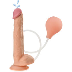 VELKÉ DILDO 29 CM S EJAKULACÍ  PENIS PENETRÁTOR NA PŘÍSAVCE - 72992681