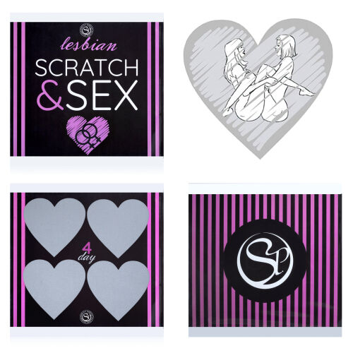 Scratch & Sex Lesbian erotická stieracia hra s pozíciami LGBT - 70656981